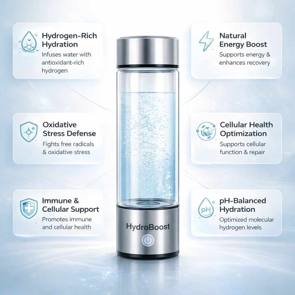 HydrogenBoost Water Bottle™