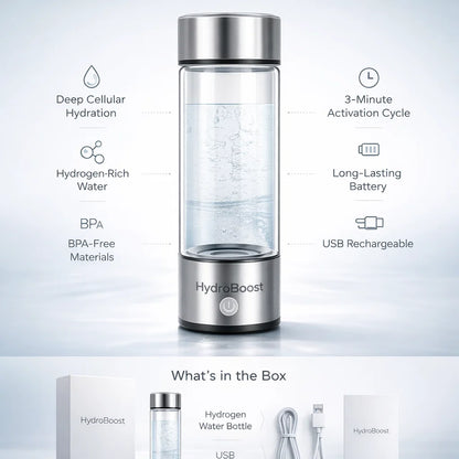 HydrogenBoost Water Bottle™