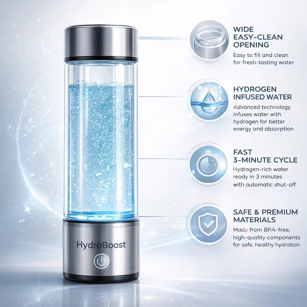 HydrogenBoost Water Bottle™