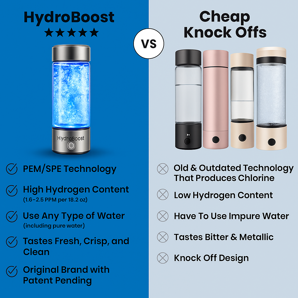HydrogenBoost Water Bottle™